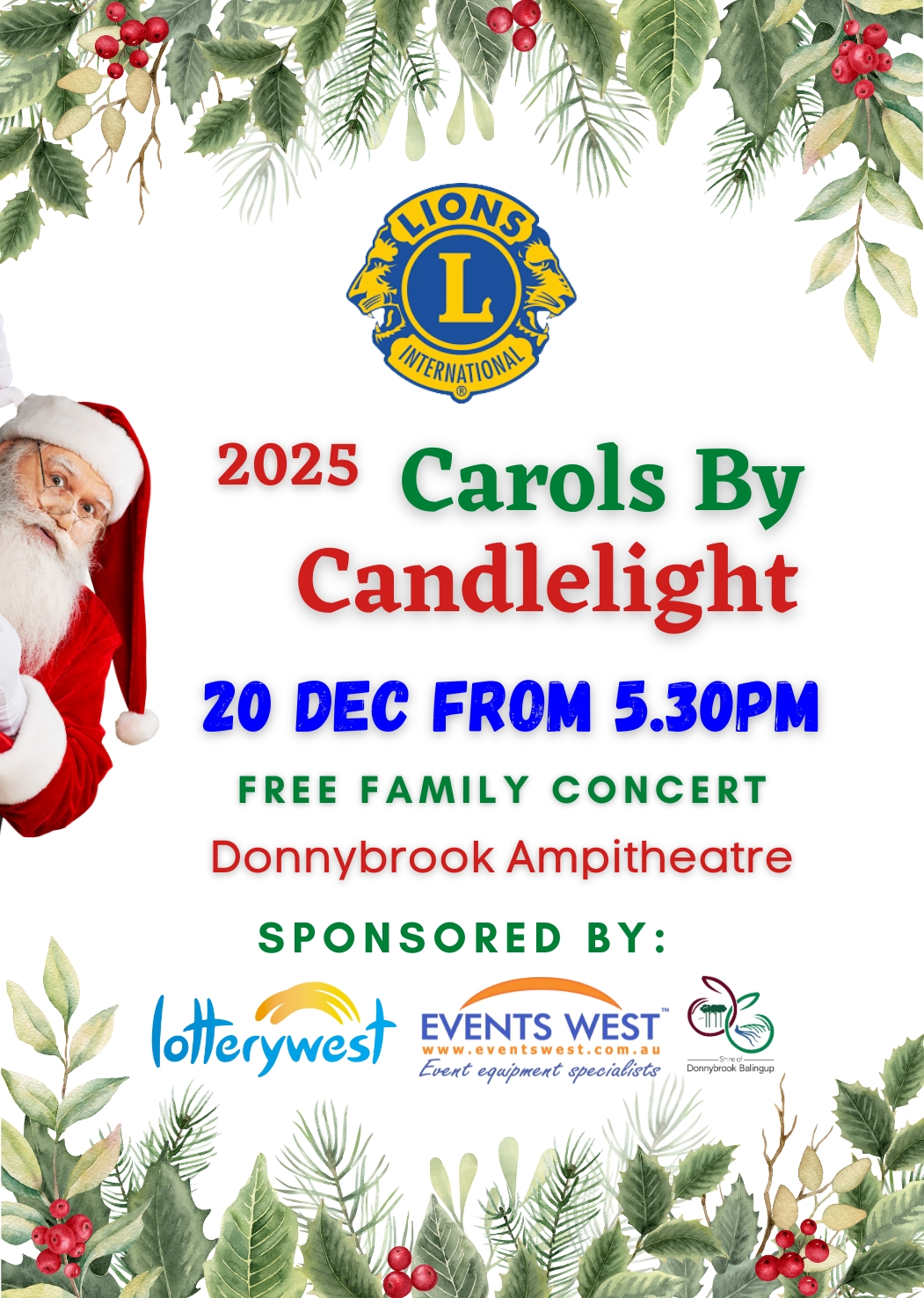 2025 Lions Carols by Candlelight